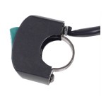 Handlebar switch for motorcycle - lights - green button, type II